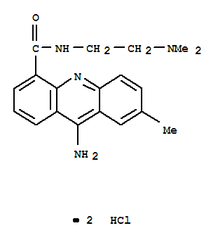 9-amino-N-[2-(dimethylamino)ethyl]-7-methylacridine-4-carboxamide dihydrochloride