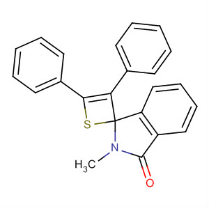 Spiro[1H-isoindole-1,2'-[2H]thiet]-3(2H)-one, 2-methyl-3',4'-diphenyl-