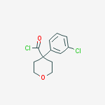 4-(3-chlorophenyl)-tetrahydro-2H-pyran-4-carbonyl chloride