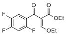 Benzenepropanoic acid, α-(ethoxymethylene)-2,4,5-trifluoro-β-oxo-, ethyl ester