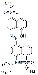 5-Hydroxy-4-[[4-(phenylamino)-5-sulfo-1-naphthalenyl]azo]-1-naphthalenesulfonic acid disodium salt