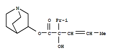 1-azabicyclo[2.2.2]oct-3-yl (3E)-2-hydroxy-2-(1-methylethyl)pent-3-enoate