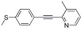 1-(4-(methylthio)phenyl)-2-(3-methyl-2-pyridyl)acetylene