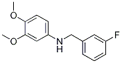 3,4-DiMethoxy-N-(3-fluorobenzyl)aniline, 97%