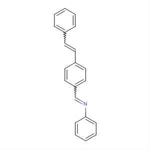 Benzenamine, N-[[4-(2-phenylethenyl)phenyl]methylene]-