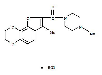 Methanone,(7-methylfuro[2,3-f]-1,4-benzodioxin-8-yl)(4-methyl-1-piperazinyl)-,hydrochloride (1:1)