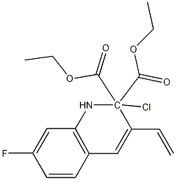2-CHLORO-7-FLUORO-3-(2,2-DIETHOXYCARBONYL)VINYLQUINOLINE