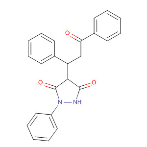 3,5-Pyrazolidinedione, 4-(3-oxo-1,3-diphenylpropyl)-1-phenyl-