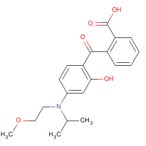 Benzoic acid,2-[2-hydroxy-4-[(2-methoxyethyl)(1-methylethyl)amino]benzoyl]-