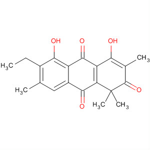 2,9,10(1H)-Anthracenetrione, 6-ethyl-4,5-dihydroxy-1,1,3,7-tetramethyl-