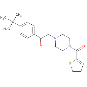 Piperazine,1-[2-[4-(1,1-dimethylethyl)phenyl]-2-oxoethyl]-4-(2-thienylcarbonyl)-