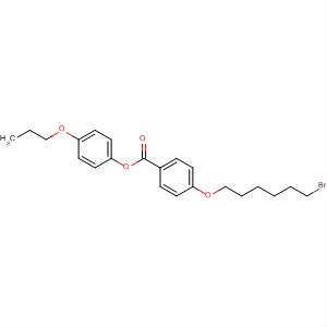 Benzoic acid, 4-[(6-bromohexyl)oxy]-, 4-propoxyphenyl ester