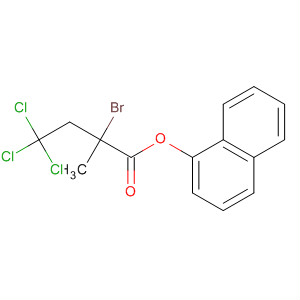 Butanoic acid, 2-bromo-4,4,4-trichloro-2-methyl-, 1-naphthalenyl ester