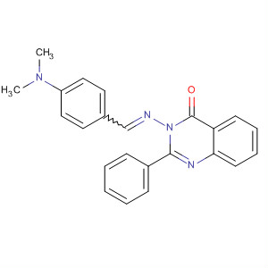 4(3H)-Quinazolinone,3-[[[4-(dimethylamino)phenyl]methylene]amino]-2-phenyl-
