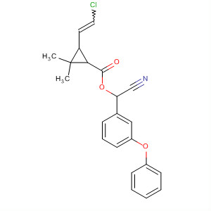 Cyclopropanecarboxylic acid, 3-(2-chloroethenyl)-2,2-dimethyl-,cyano(3-phenoxyphenyl)methyl ester