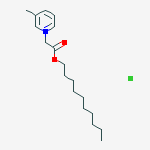 1-DECYLOXYCARBONYLMETHYL-3-METHYLPYRIDINIUM CHLORIDE