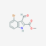 Methyl 4-bromo-3-formyl-1H-indole-2-carboxylate
