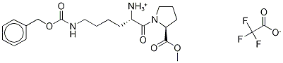 N-Benzyloxycarbonyl-L-lysyl]-L-proline Methyl Ester Trifluoroacetic Acid Salt