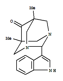 1,3-diazatricyclo[3.3.1.1~3,7~]decan-6-one, 2-(1H-indol-3-yl)-5,7-dimethyl-