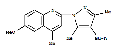 2-(4-butyl-3,5-dimethyl-1H-pyrazol-1-yl)-6-methoxy-4-methylquinoline