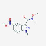N-methoxy-N-methyl-5-nitro-1H-Indazole-3-carboxamide