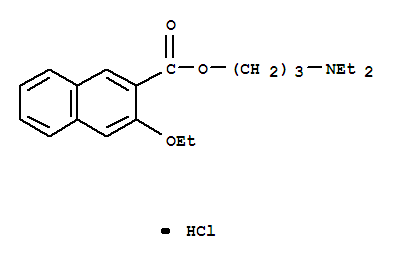 3-{[(3-ethoxynaphthalen-2-yl)carbonyl]oxy}-N,N-diethylpropan-1-aminium chloride