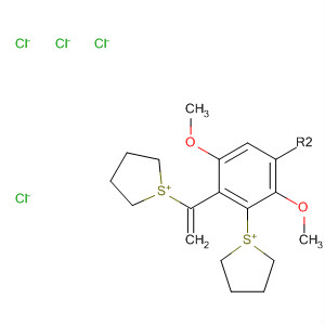 Thiophenium,1,1'-[(2,5-dimethoxy-1,4-phenylene)bis(methylene)]bis[tetrahydro-,dichloride