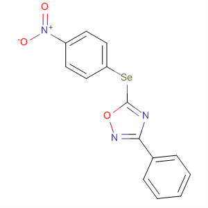 1,2,4-Oxadiazole, 5-[(4-nitrophenyl)seleno]-3-phenyl-