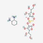 Cyclohexane-1,2-diamine;2-(1,2-dihydroxyethyl)-3-hydroxy-5-oxo-2h-furan-4-olate;platinum(2+)
