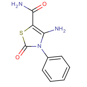 5-Thiazolecarboxamide, 4-amino-2,3-dihydro-2-oxo-3-phenyl-