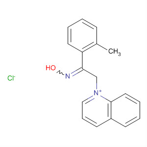 Quinolinium, 1-[2-(hydroxyimino)-2-(2-methylphenyl)ethyl]-, chloride