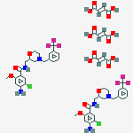4-amino-5-chloro-2-methoxy-N-({4-[3-(trifluoromethyl)benzyl]morpholin-2-yl}methyl)benzamide (2E)-but-2-enedioate (2:3)