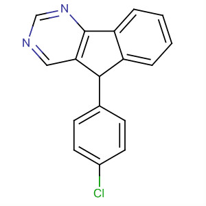 5H-Indeno[1,2-d]pyrimidine, 5-(4-chlorophenyl)-