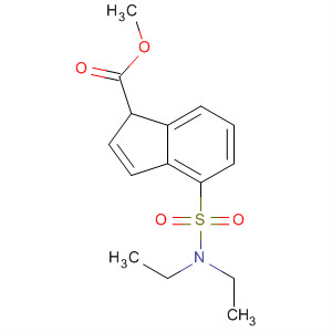 1H-Indene-1-carboxylic acid, 4-[(diethylamino)sulfonyl]-, methyl ester
