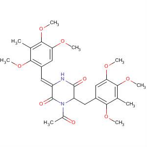 2,5-Piperazinedione,1-acetyl-6-[(2,4,5-trimethoxy-3-methylphenyl)methyl]-3-[(2,4,5-trimethoxy-3-methylphenyl)methylene]-, (Z)-