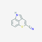 5H-Thiopyrano[4,3,2-cd]indole-2-carbonitrile