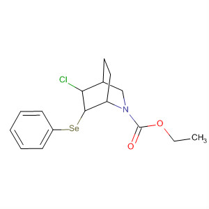 2-Azabicyclo[2.2.2]octane-2-carboxylic acid,5-chloro-6-(phenylseleno)-, ethyl ester