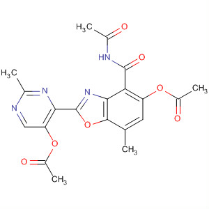 4-Benzoxazolecarboxamide,N-acetyl-5-(acetyloxy)-2-[5-(acetyloxy)-2-methyl-4-pyrimidinyl]-7-methyl-