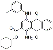 1-Amino-4-[(m-tolyl)amino]-9,10-dioxo-9,10-dihydroanthracene-2-carboxylic acid cyclohexyl ester
