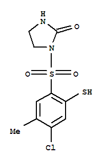 1-[(4-chloro-5-methyl-2-sulfanylphenyl)sulfonyl]imidazolidin-2-one