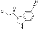 1H-Indole-5-carbonitrile,3-(2-chloroacetyl)-