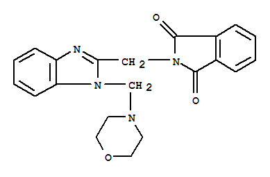 2-{[1-(morpholin-4-ylmethyl)-1H-benzimidazol-2-yl]methyl}-1H-isoindole-1,3(2H)-dione