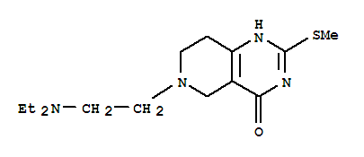 6-[2-(diethylamino)ethyl]-2-(methylsulfanyl)-5,6,7,8-tetrahydropyrido[4,3-d]pyrimidin-4(1H)-one