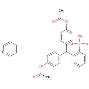 Benzenesulfonic acid, 2-[bis[4-(acetyloxy)phenyl]methyl]-, compd. withpyridine (1:1)