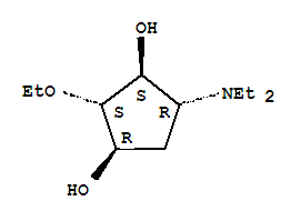 1,3-CYCLOPENTANEDIOL,4-(DIETHYLAMINO)-2-ETHOXY-,(1A,2BTA,3A,4BTA)-