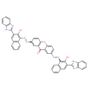 9H-Xanthen-9-one,2,7-bis[[3-(1H-benzimidazol-2-yl)-2-hydroxy-1-naphthalenyl]azo]-