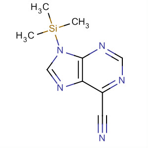 9H-Purine-6-carbonitrile, 9-(trimethylsilyl)-