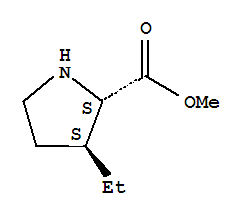 D-PROLINE,3-ETHYL-,METHYL ESTER,(3R)-REL-