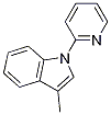 1H-Indole, 3-methyl-1-(2-pyridinyl)-