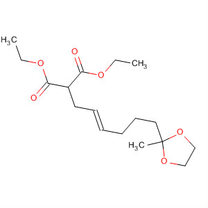 Propanedioic acid, [6-(2-methyl-1,3-dioxolan-2-yl)-2-hexenyl]-, diethylester, (E)-